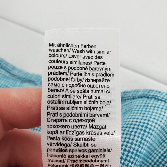 Tom Tailor Womens Boxy Button Up Blouse Size 40 Cuffed Sleeve Minimalist Summer - Picture 6 of 9